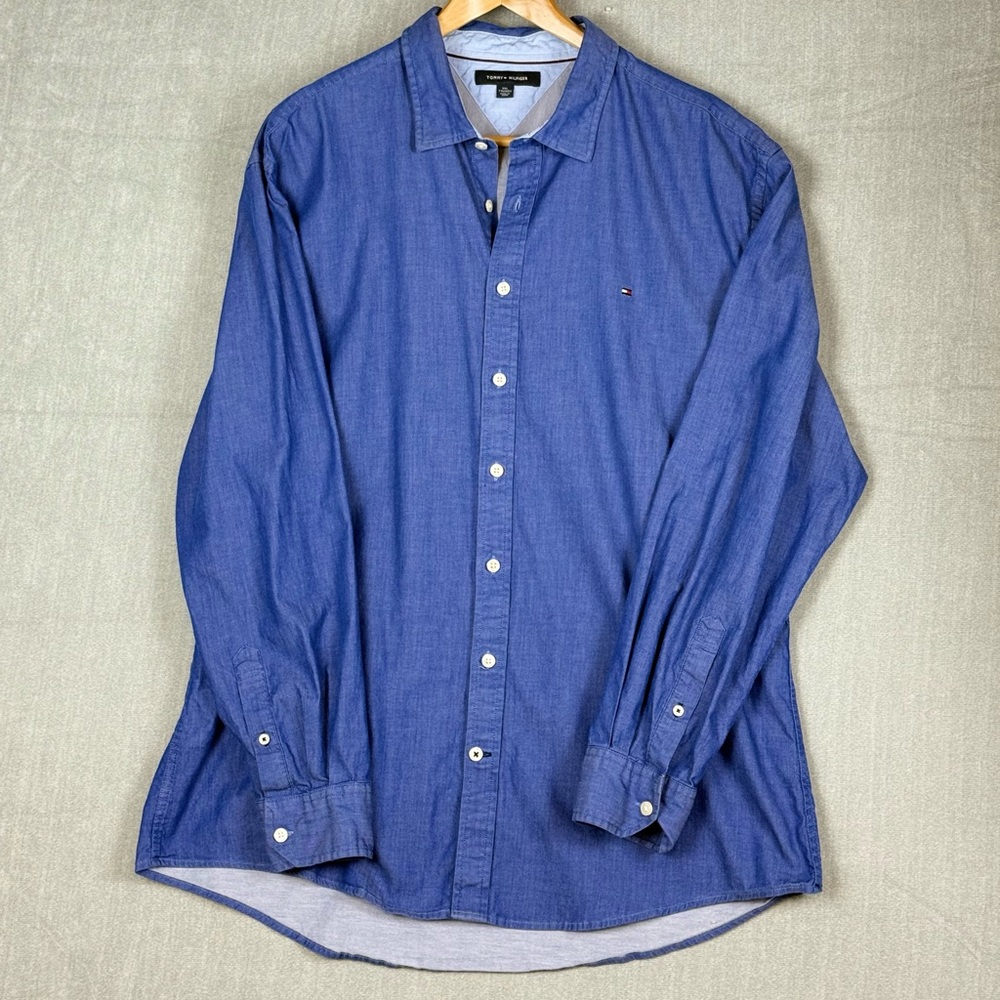 Tommy Hilfiger Classic Blue Casual Shirt
